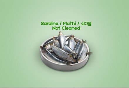 Cleaned Sardine  /  Mathi / ചാള Medium - 300gm